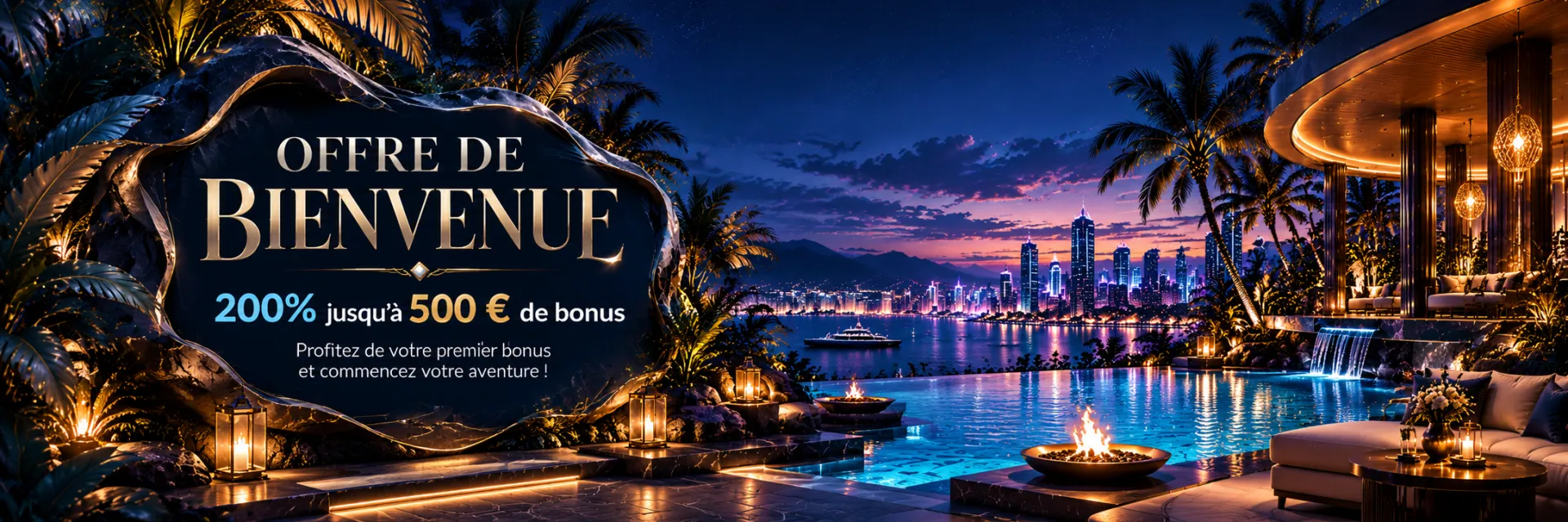 Offre de bienvenue casino